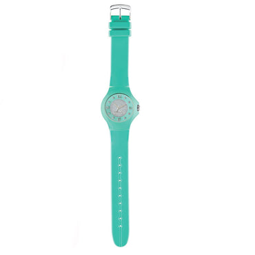 Duo Tone Green Swaroski Colours Waterproof Watch