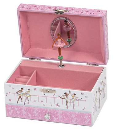 Ballerina & Ballet Shoes Musical Kids Jewellery Box