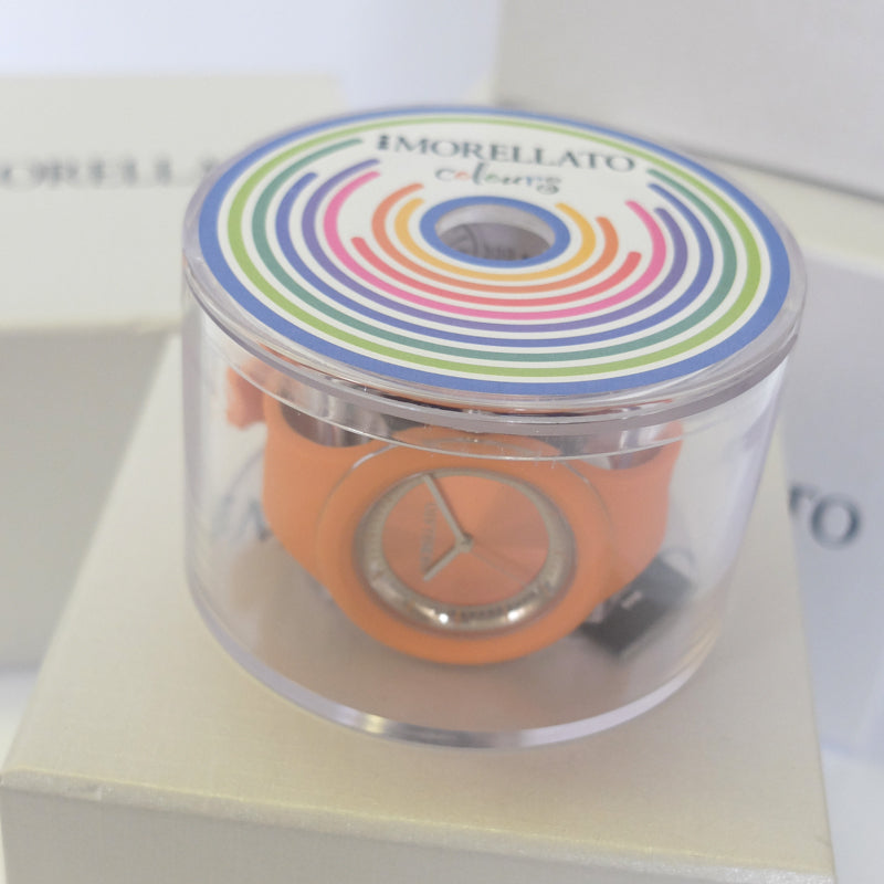 Orange Pumpkin Pie Orange & Silver Colours Waterproof Watch