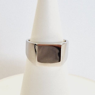 Sterling Silver Square Signet Ring
