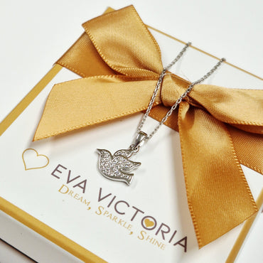 925 sterling silver dove necklace for confirmation girls in ireland