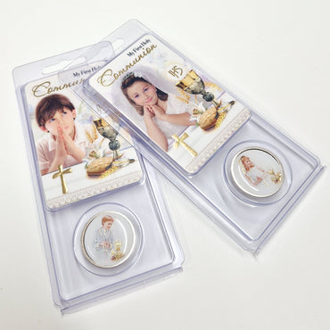 irish communion pocket coin token