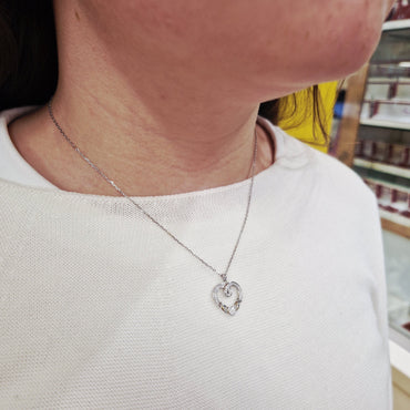 sterling silver irish claddagh pendant necklace for girls in ireland