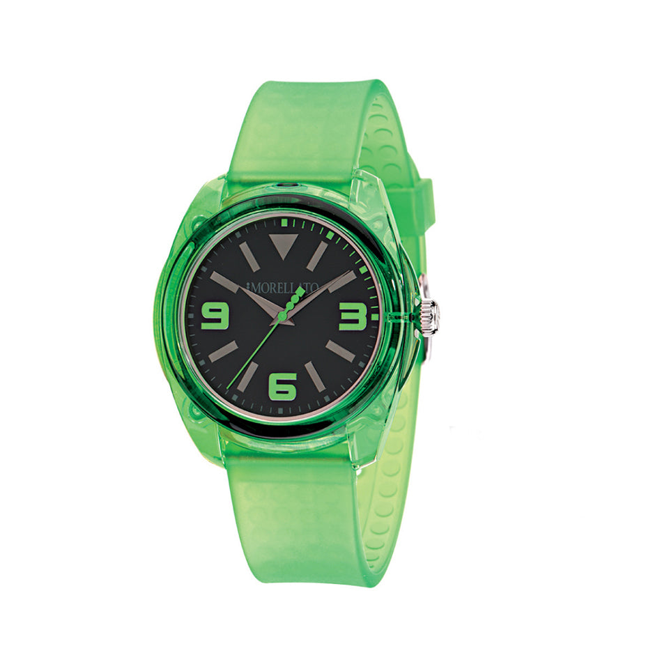 Neon Green Colours Waterproof Watch