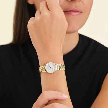 Rosefield Small Edit Gold Watch