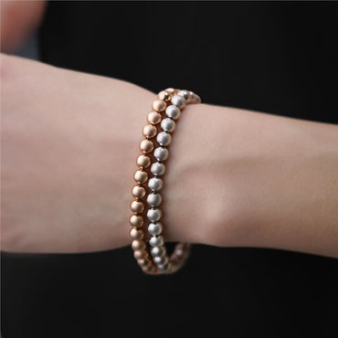 Newbridge Rose Gold Beaded Bracelet
