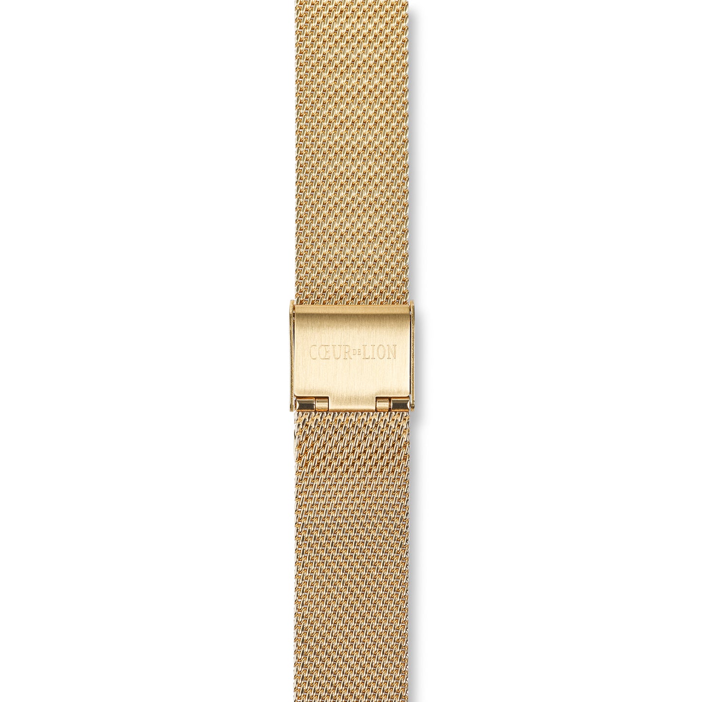 Coeur De Lion 4251 Watch Round Brilliant White Milanese Stainless Steel Gold