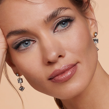 Coeur De Lion 4545E Square Trilogy Tricolur Earrings