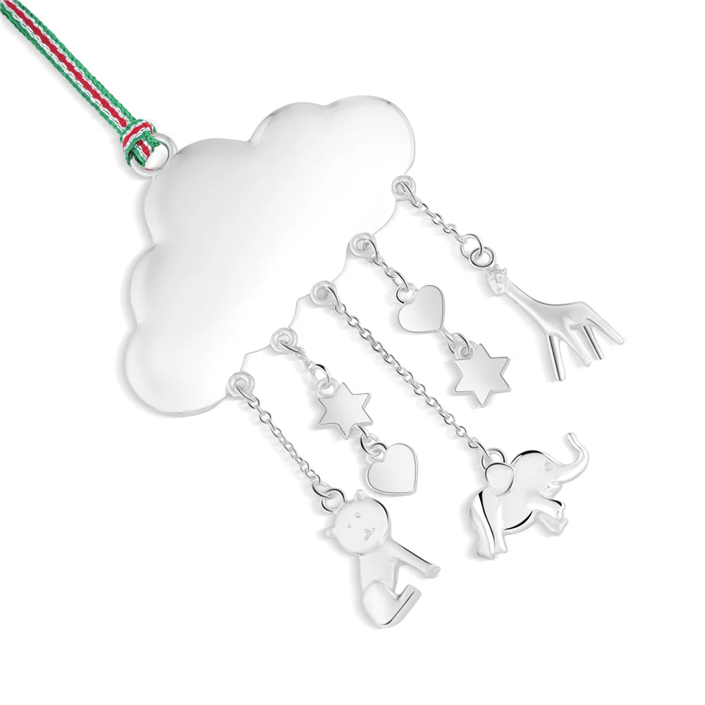 Engravable Zoo Mobile Christmas Tree Decoration by Newbridge