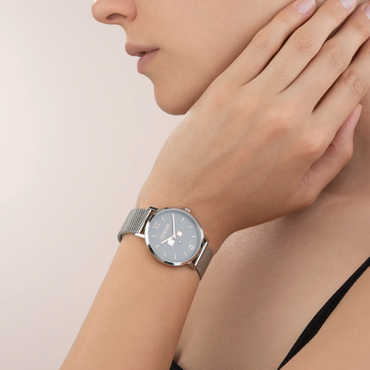 Coeur De Lion Cool Grey with Milanese Watch