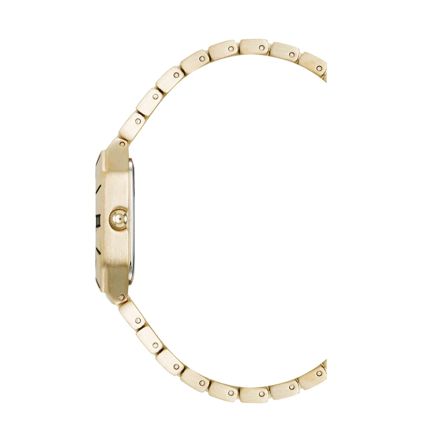 Anne Klein Roman Numeral Gold Bezel Watch