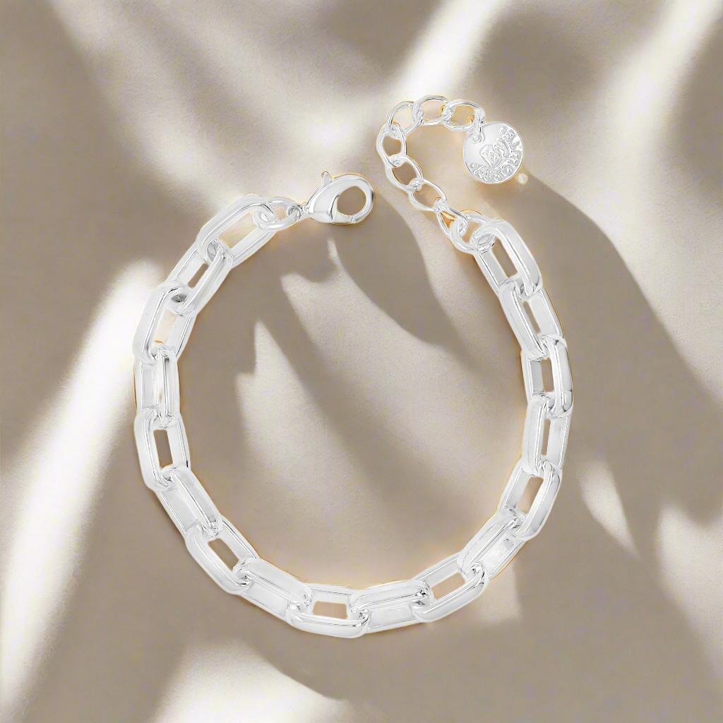 Absolute Jewellery Paperclip Chain Bracelet