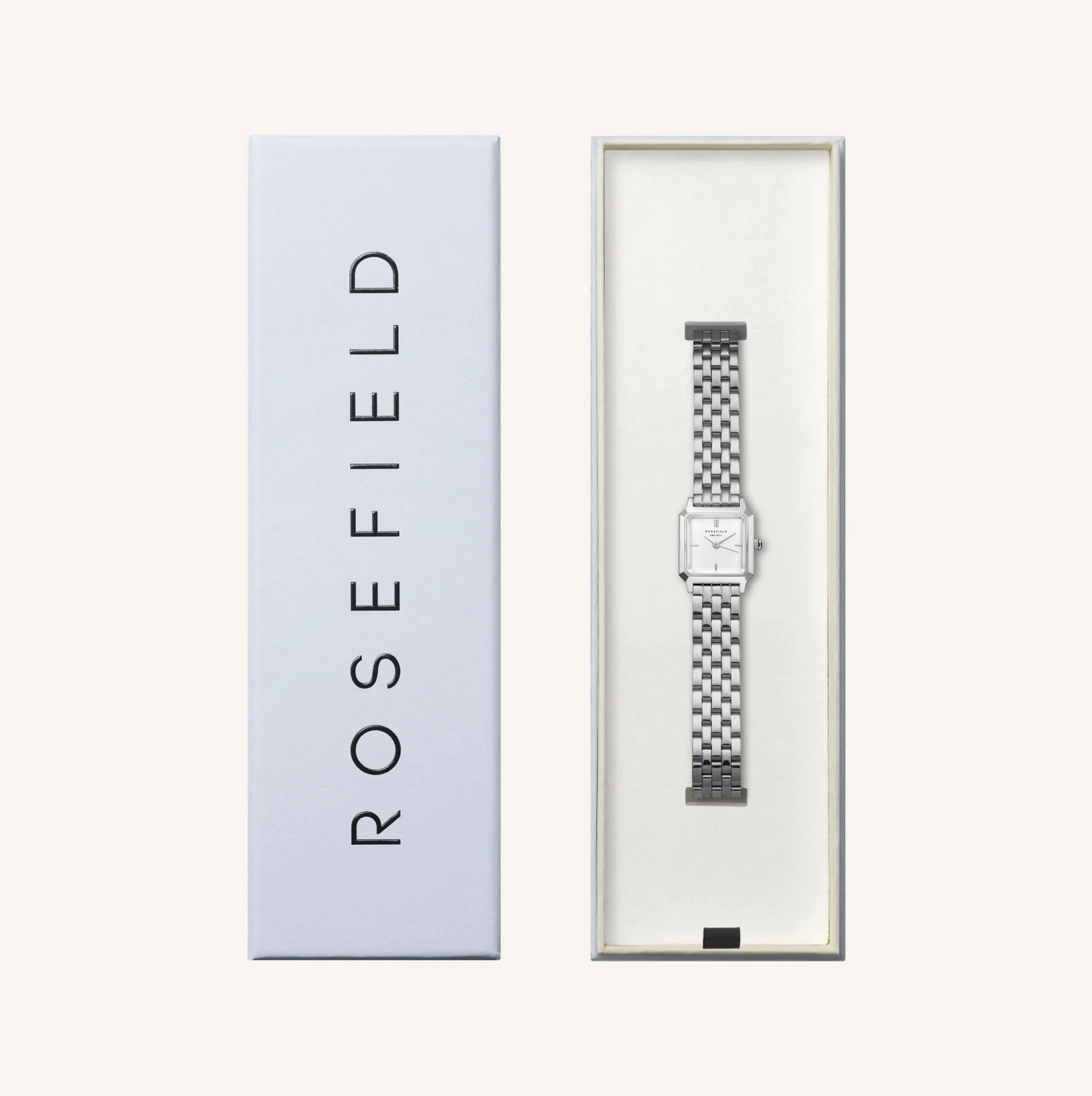 Rosefield Boxelle Silver Watch