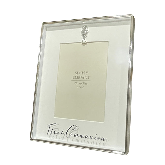 Communion White Photo Frame 4" x 6"