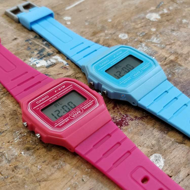 Casio Digital Bright Pink Watch