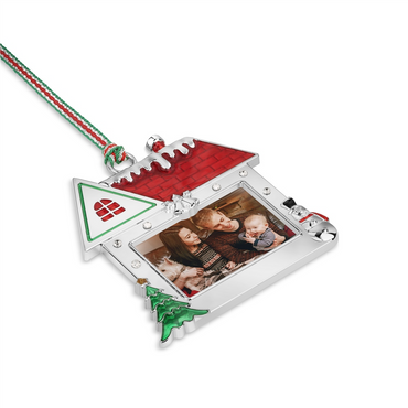 Personalised Festive Home Photo Frame Christmas Tree Decoration