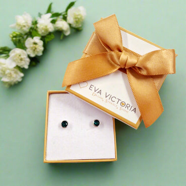 May Birthstone Sterling Silver Pendant & Earrings Set