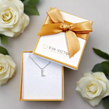 L - Initial L Necklace Sterling Silver Pendant