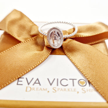 Sterling Silver Miraculous Medal Ring