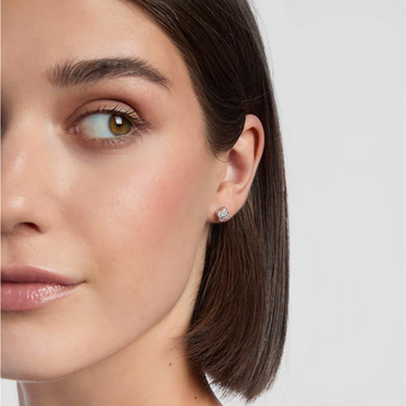 Sterling Silver 5mm Clover Stud Earrings