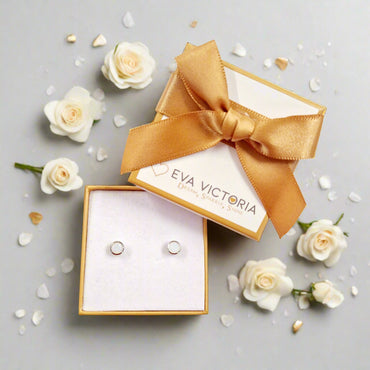 October Birthstone Sterling Silver Pendant & Earrings Set