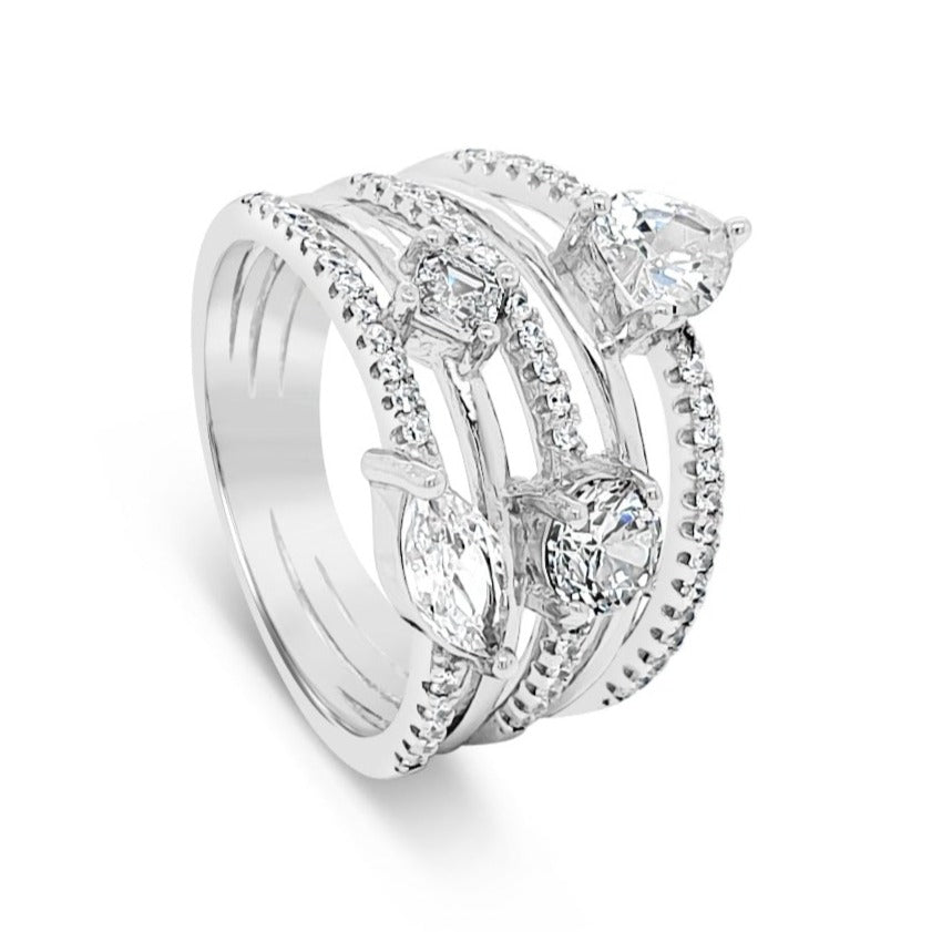 Starement Stacking Sterling Silver Rings Irish Jewellery Online