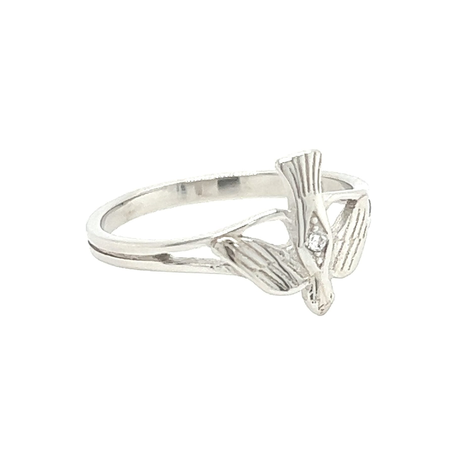 Sterling Silver Confirmation Dove Ring