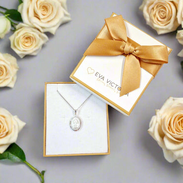 Sterling Silver Oval Miraculous Medal 16mm