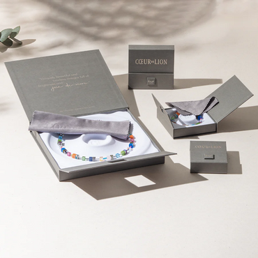 Coeur De Lion Pastel Crystal Gold Bangle