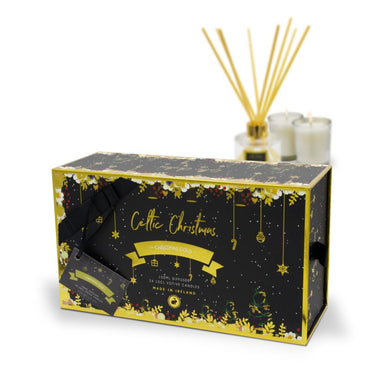 CHRISTMAS GOLD BAKED APPPLES GIFT SET Tumbler X2 + Reed Diffuser