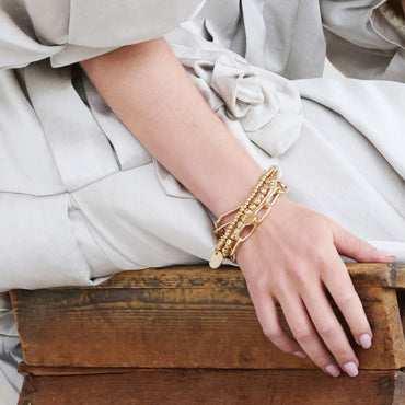 Absolute Jewellery Beaded Charm Bracelet