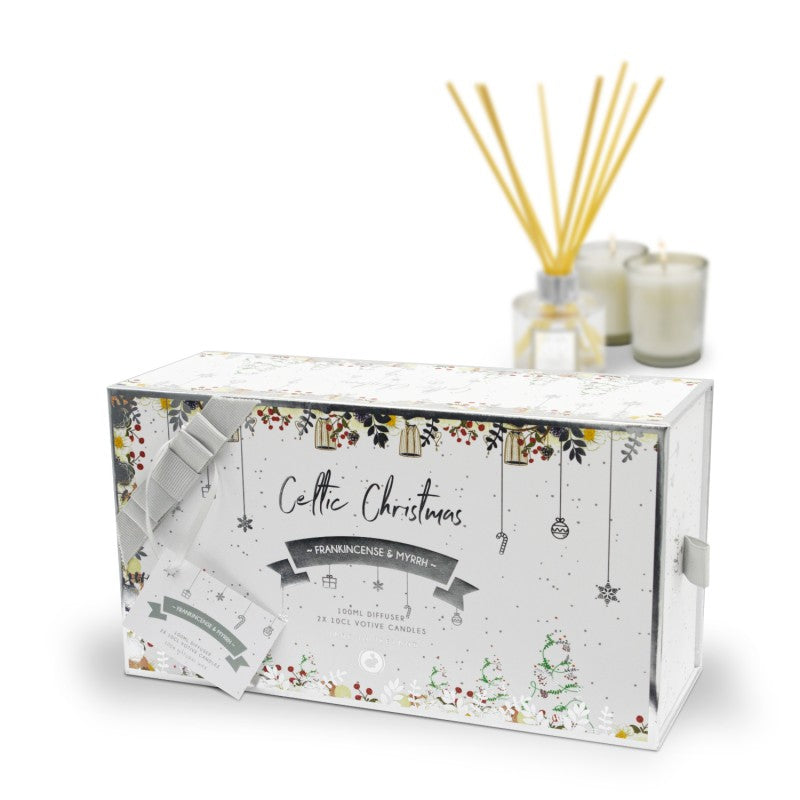 FRANKINCENSE & MYRRH GIFT SET Tumbler X2 + Reed Diffuser