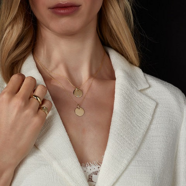 9ct Yellow Gold Round Signet Ring