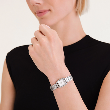 Rosefield Boxelle Silver Watch