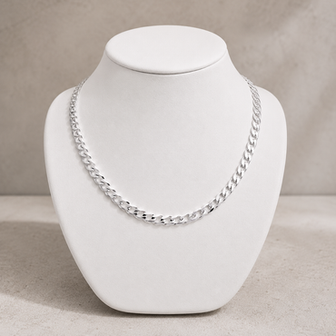 Sterling Silver Curb Chain 7mm