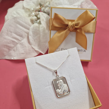 Sterling Silver Padre Pio Medal