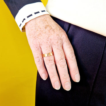 Unisex Copper Magnetic Ring Adjustable Size