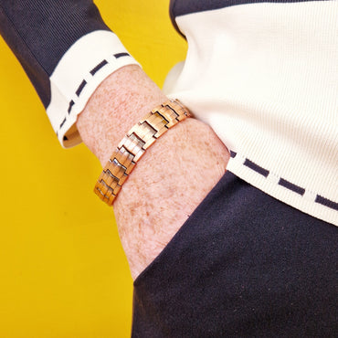 Slánú Neart Elemental Copper Magnetic Bracelet for Men