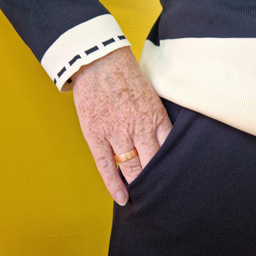 Pure Copper Magnetic Ring Band Adjustable Size