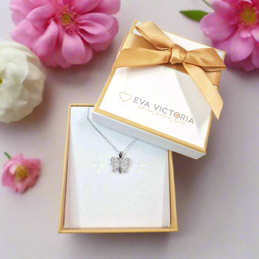 Christina Butterfly Children Sterling Silver Pendant