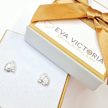 Horse Head Sterling Silver Children Stud Earrings
