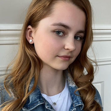 Tree of Life Disc Children Sterling Silver Pendant