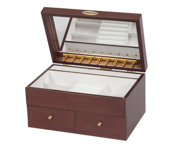 Mya Walnut Wood Classic Jewellery Box
