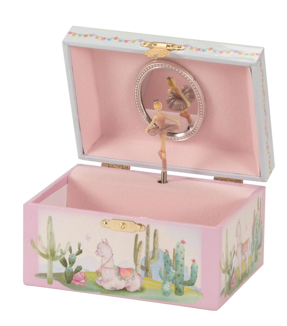 Llama Princess Musical Kids Jewellery Box