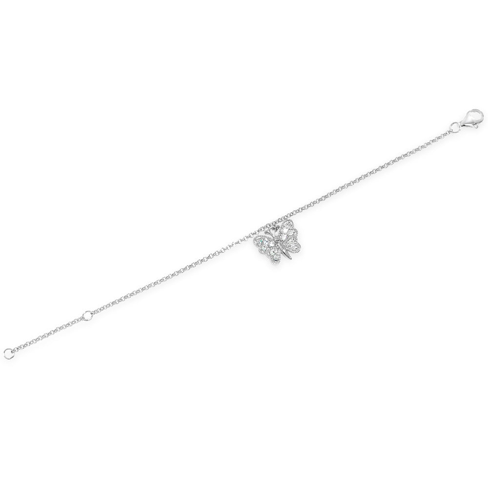 Christina Butterfly Children Sterling Silver Bracelet