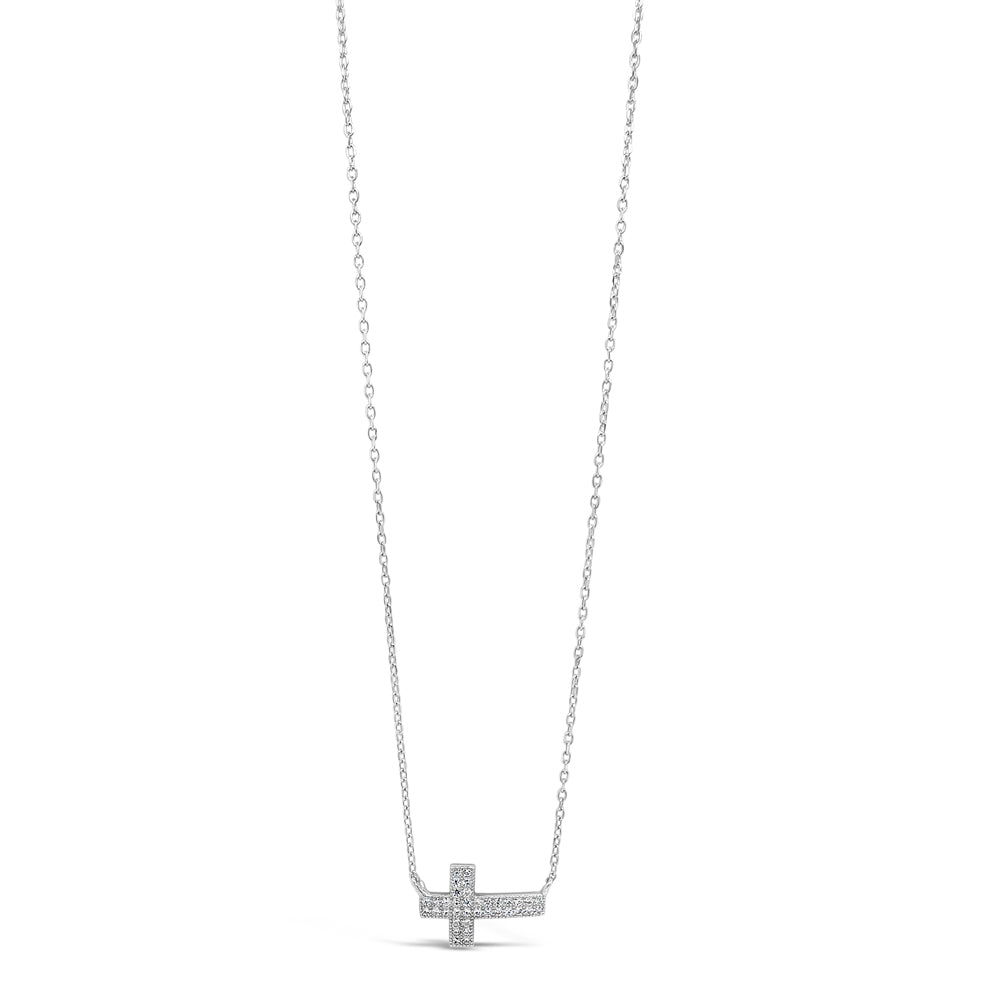 Aurora Children Sterling Silver Cross Pendant