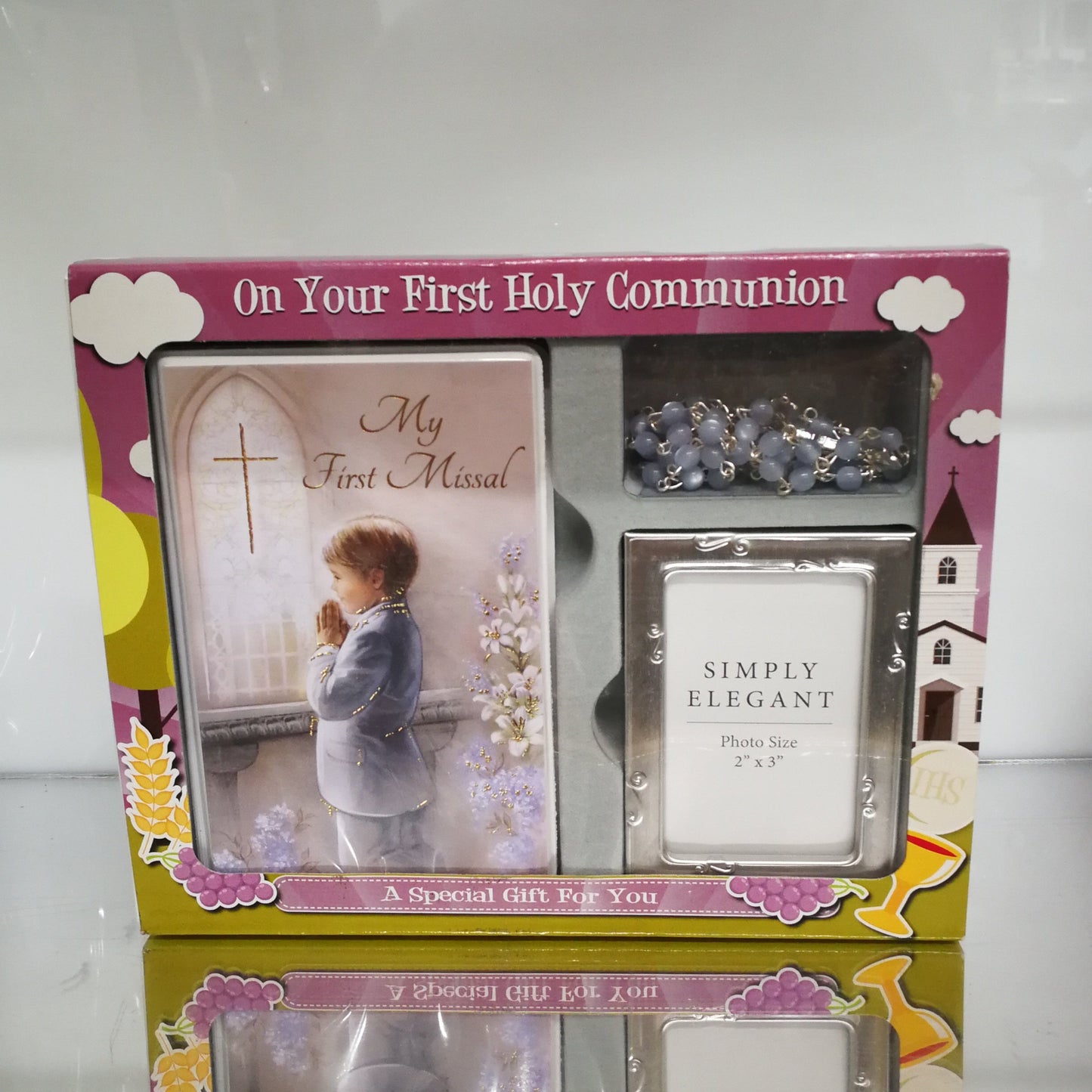 My 1st Missal First Holy Communion Blue Rosary Gift Set
