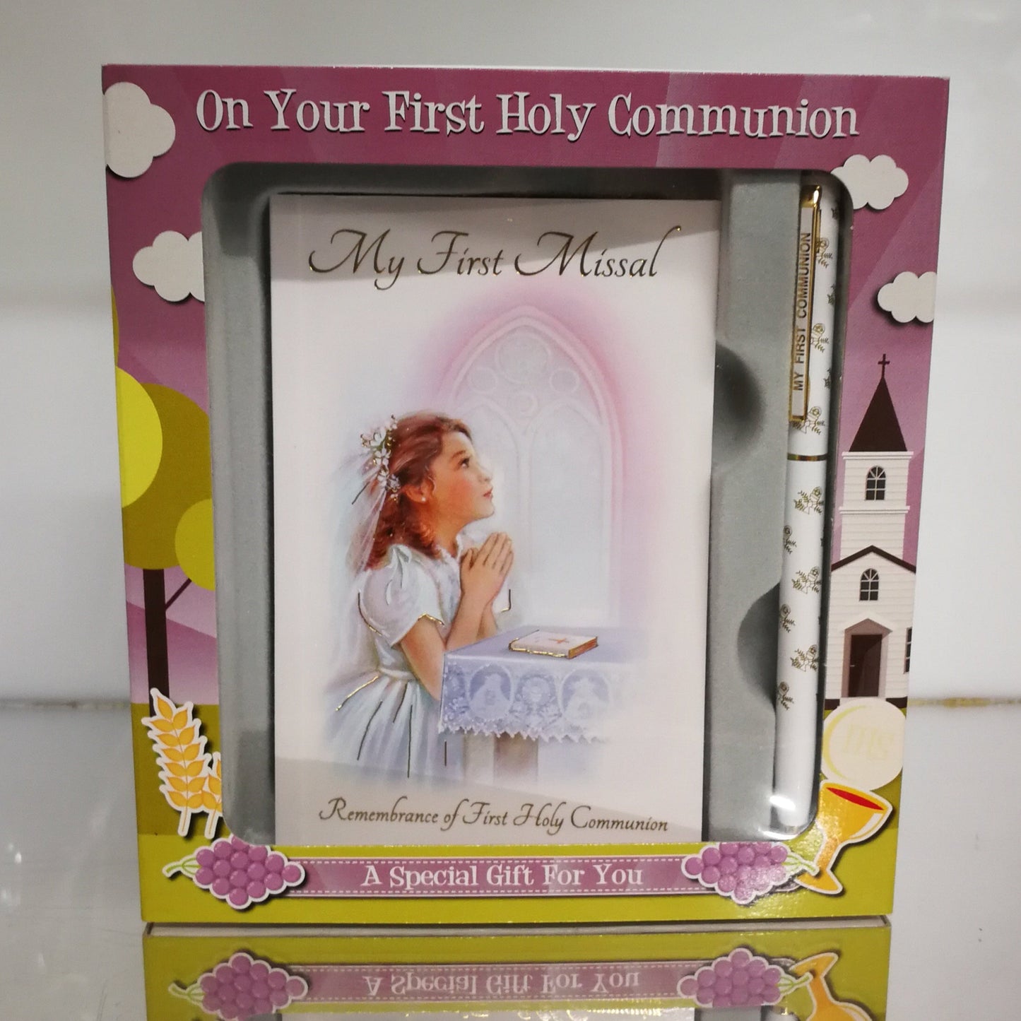 My 1st Missal First Holy Communion Book & Pen Girl Gift Set