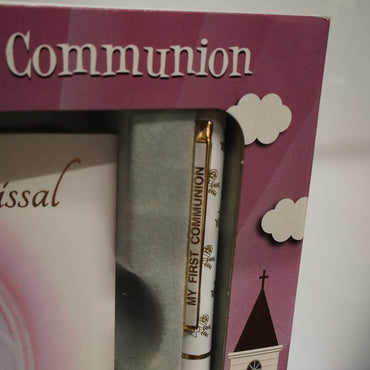My 1st Missal First Holy Communion Book & Pen Girl Gift Set