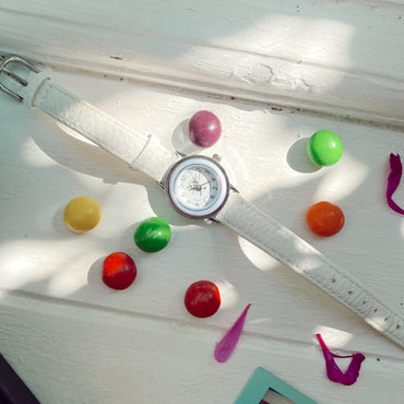 Communion White Enamel Watch Chalice Face